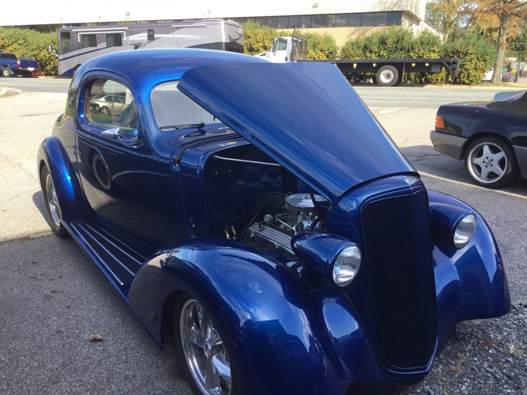 1935 Chevrolet Coupe after Black Wolf Auto body restoration