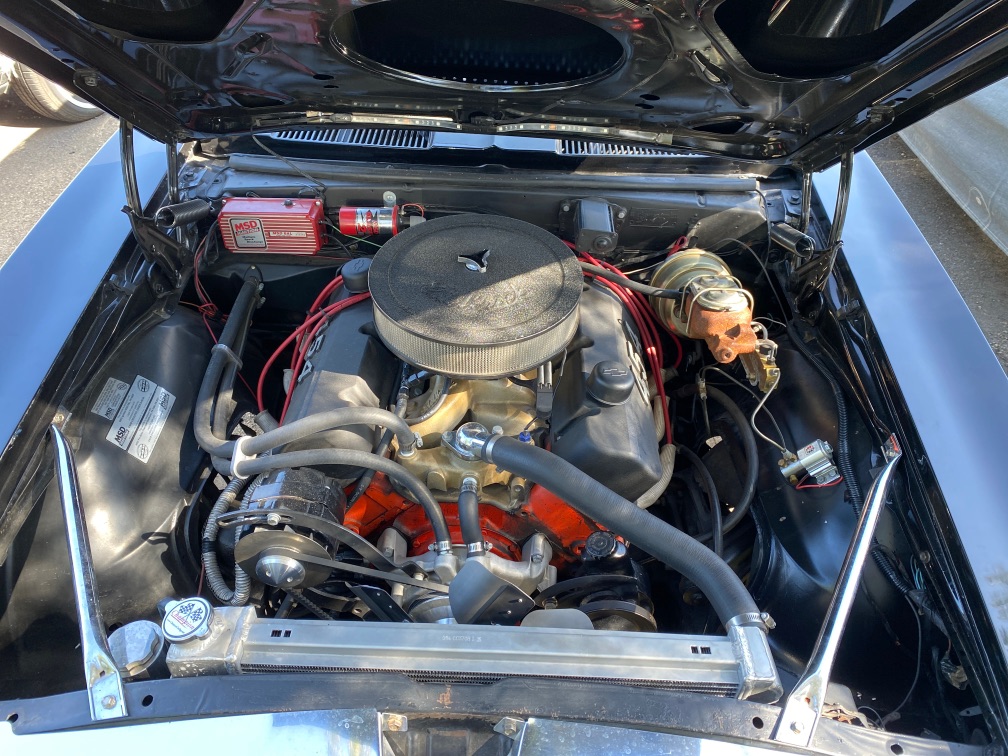 1967 Chevrolet Camaro engine bay restoration