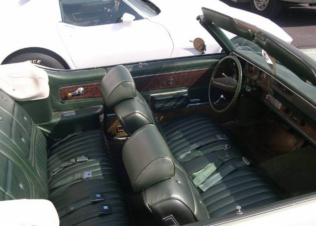 1970 Oldsmobile Cutlass Convertible interior restored at Black Wolf Auto