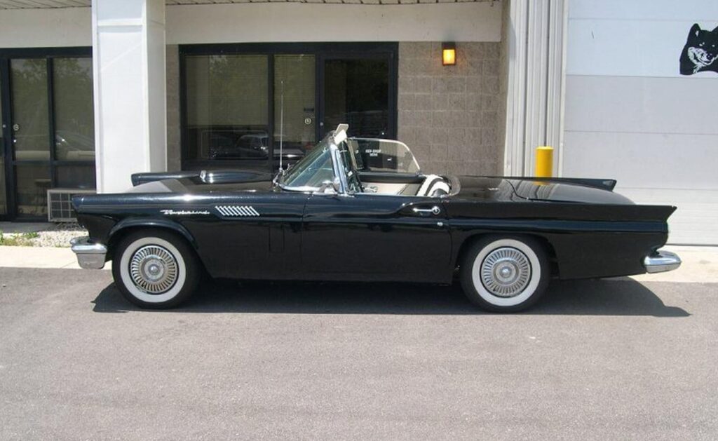 ford thunderbird restoration side view