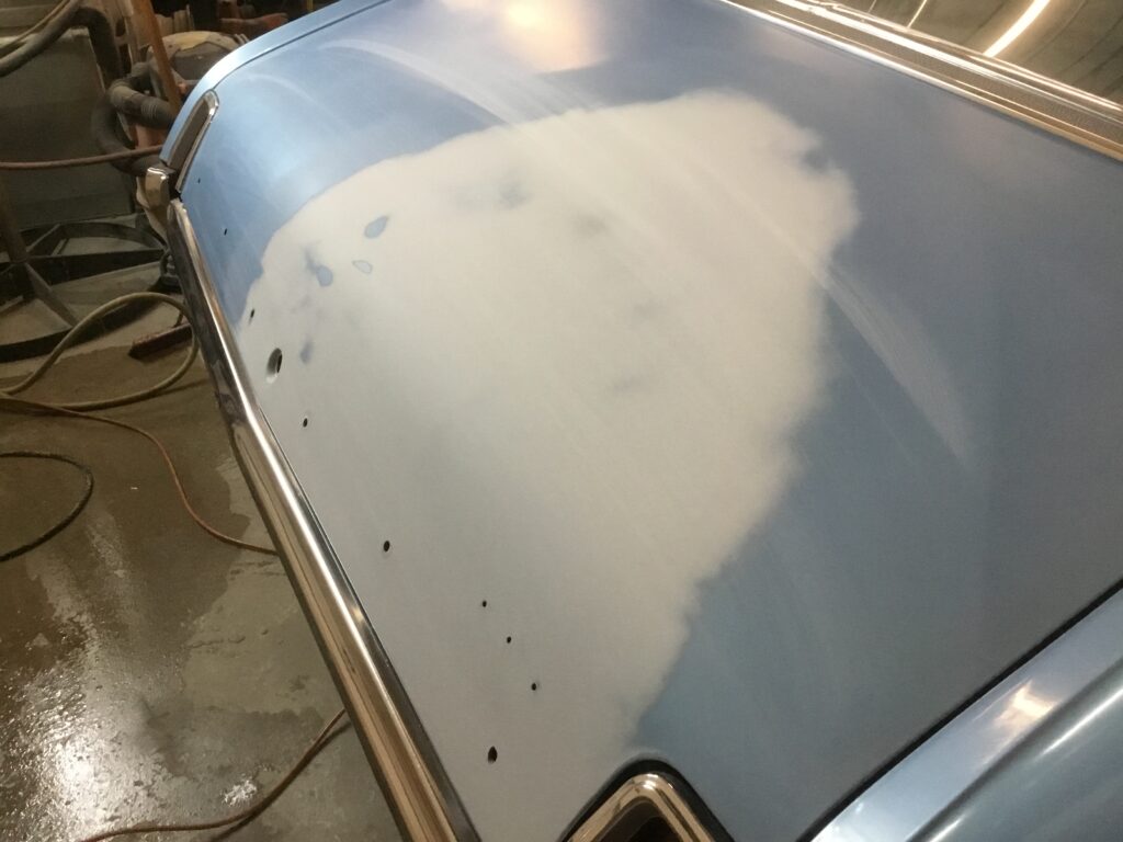 Black Wolf Auto body restoration decklid repair