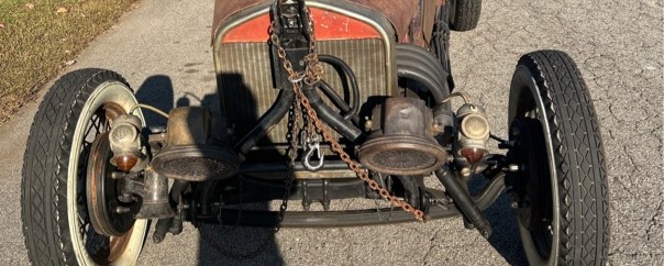 1926 Model T Rat Rod Restomod with Miata engine front view