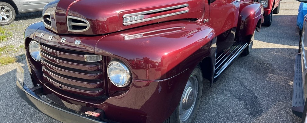 1950 Ford F-1 front view Black Wolf Automotive Specialties