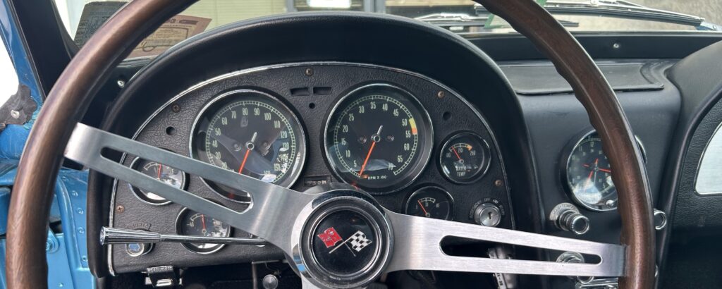 1966 Chevy Corvette interior dash