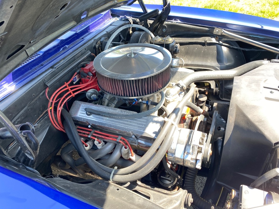 1968 Chevrolet Camaro engine bay 