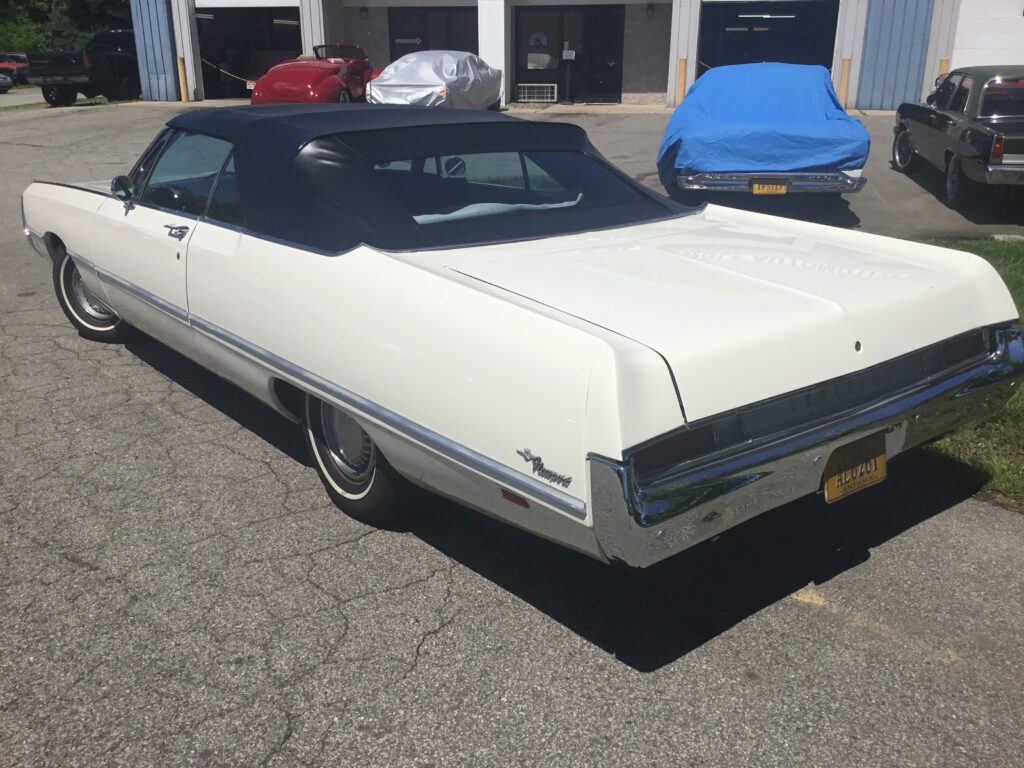 1969 Chrysler Newport with new convertible top after Black Wolf Automotive Specialties