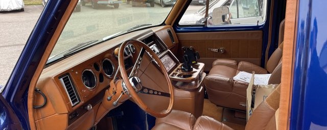 1973 Chevy Van interior Black Wolf Automotive