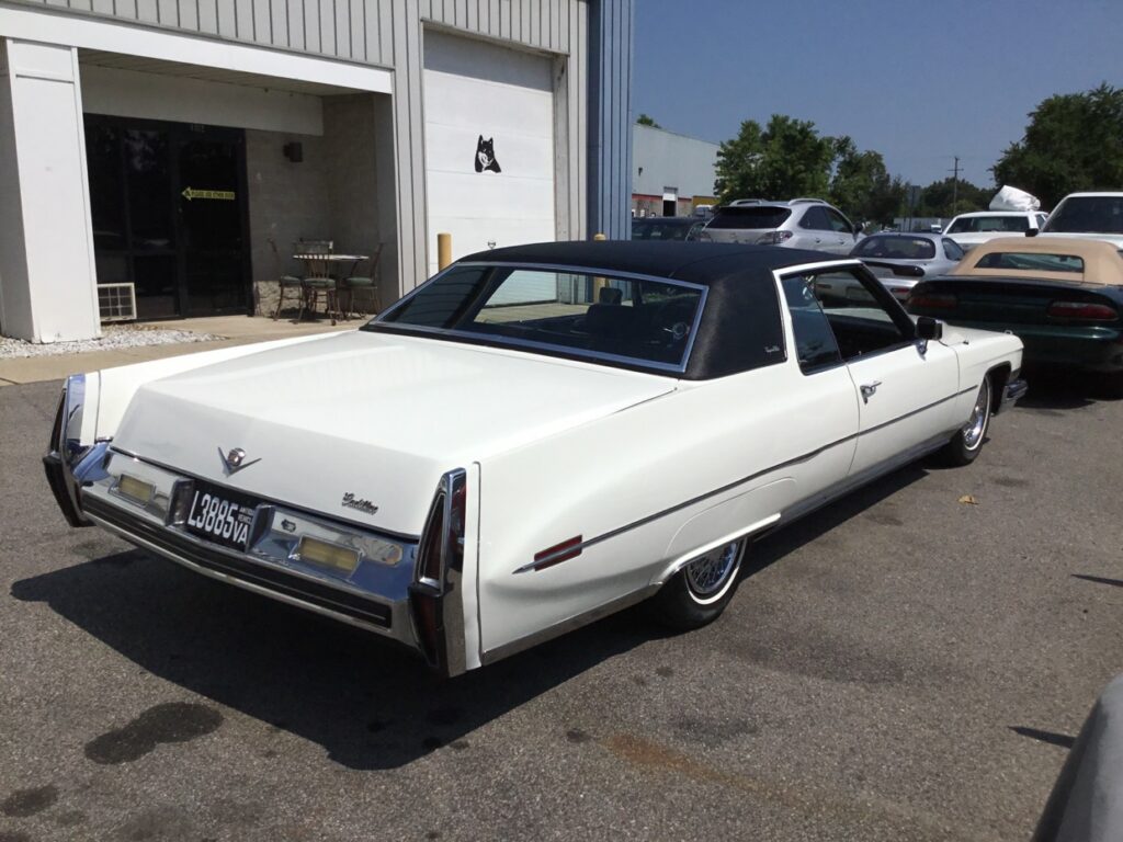 1973 Cadillac Deville rear view