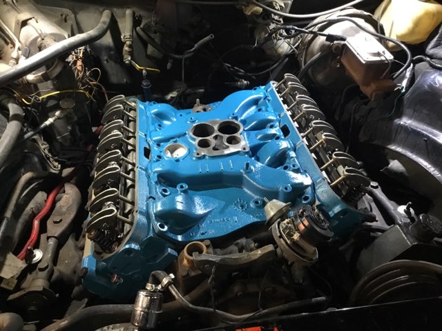 V8 engine rebuild