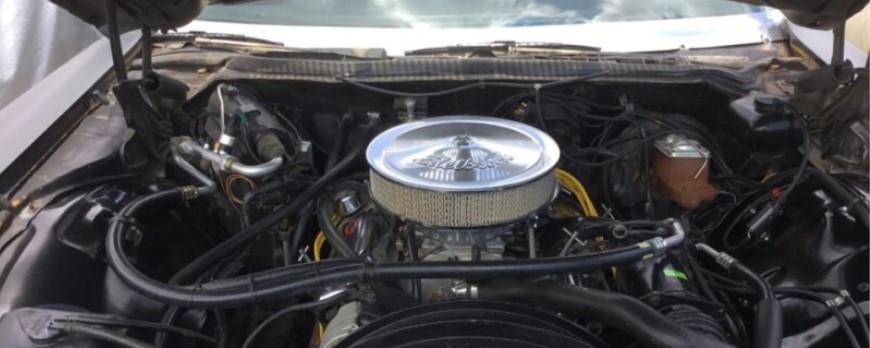 1973 Chevrolet Impala engine bay