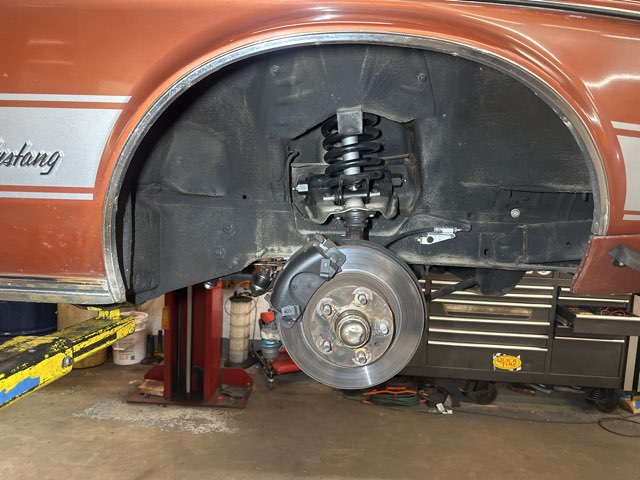 1973 classic car disc brake conversion