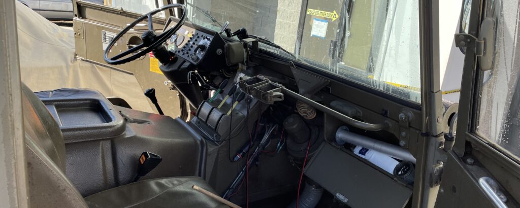 1975 Steyr-Puch Pinzgauer interior