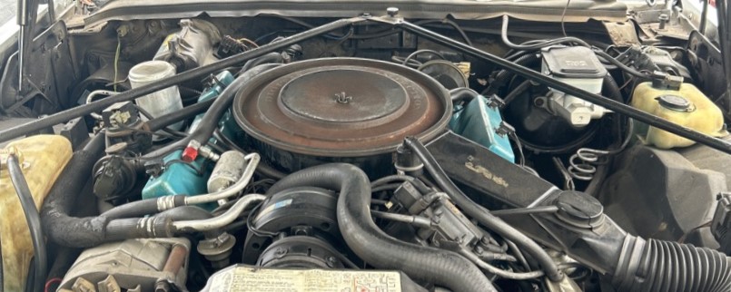 1981 Cadillac Seville engine bay