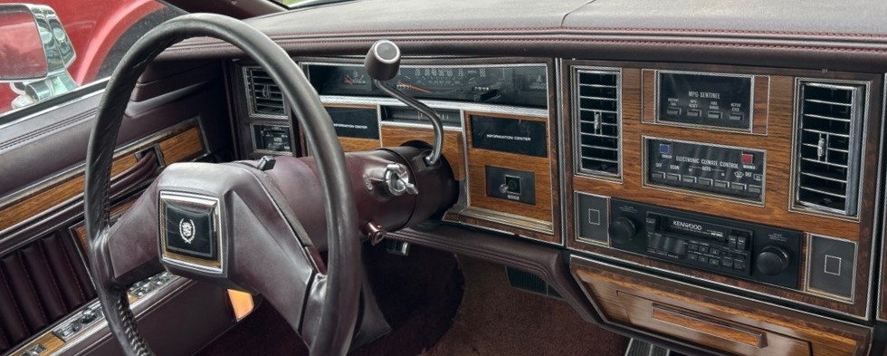 1981 Cadillac Seville interior Black Wolf Auto