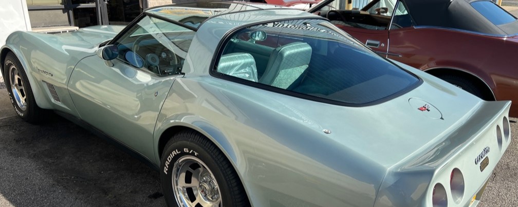 1982 Chevrolet Corvette rear view Black Wolf Automotive Specialties