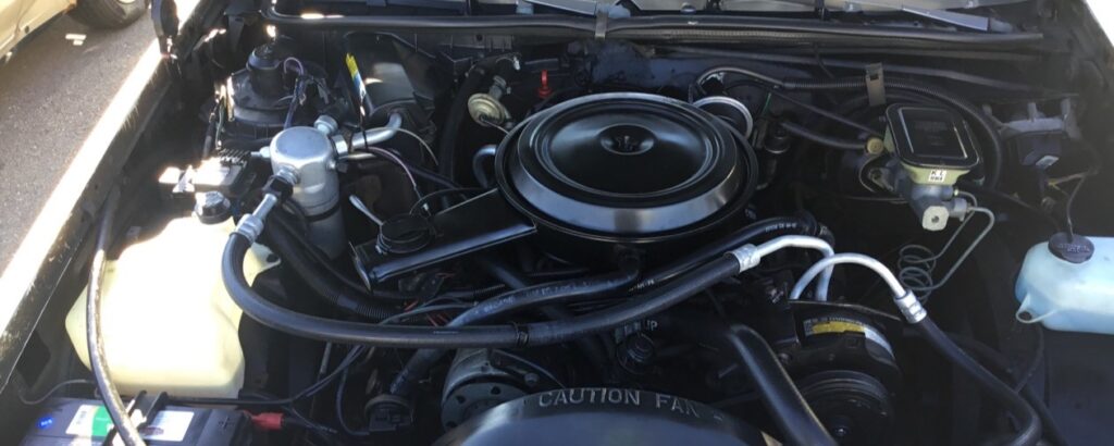 1985 Pontiac Grand Prix engine bay