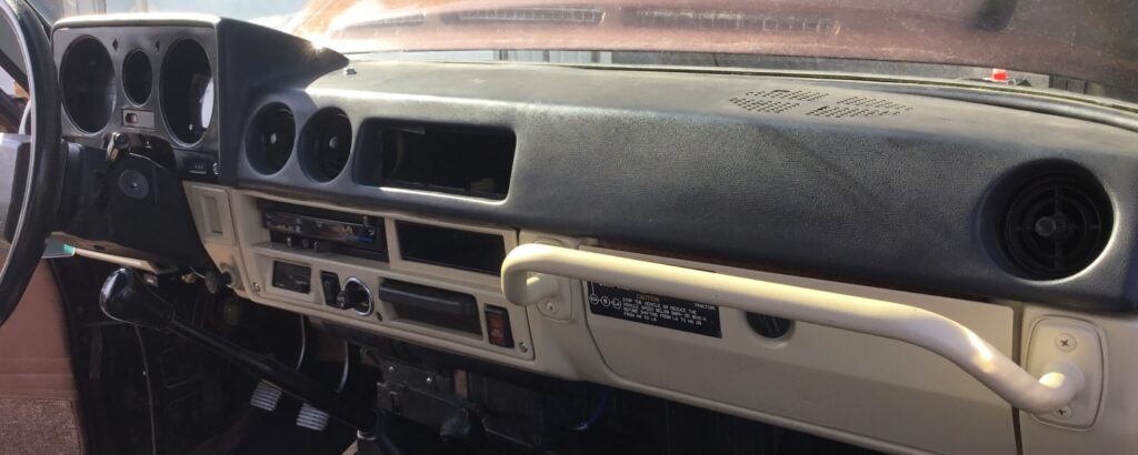 1986 Toyota FJ60 dash interior restoration Black Wolf Automotive Specialties