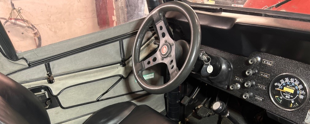 1986 Jeep CJ7 interior Black Wolf Automotive