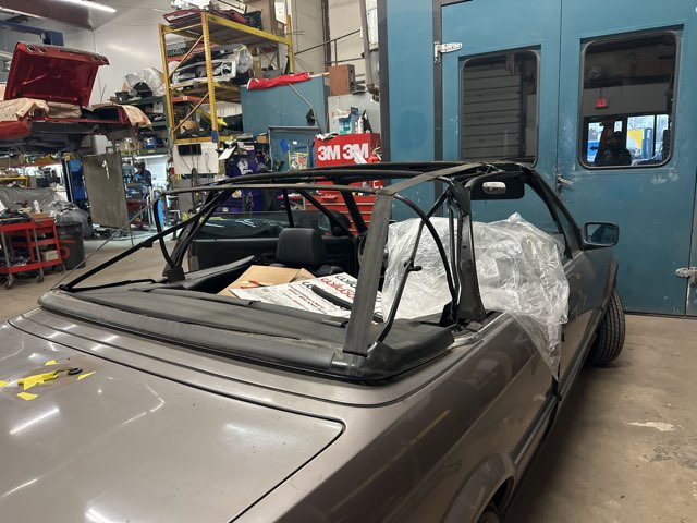 convertible top restoration Black Wolf Auto