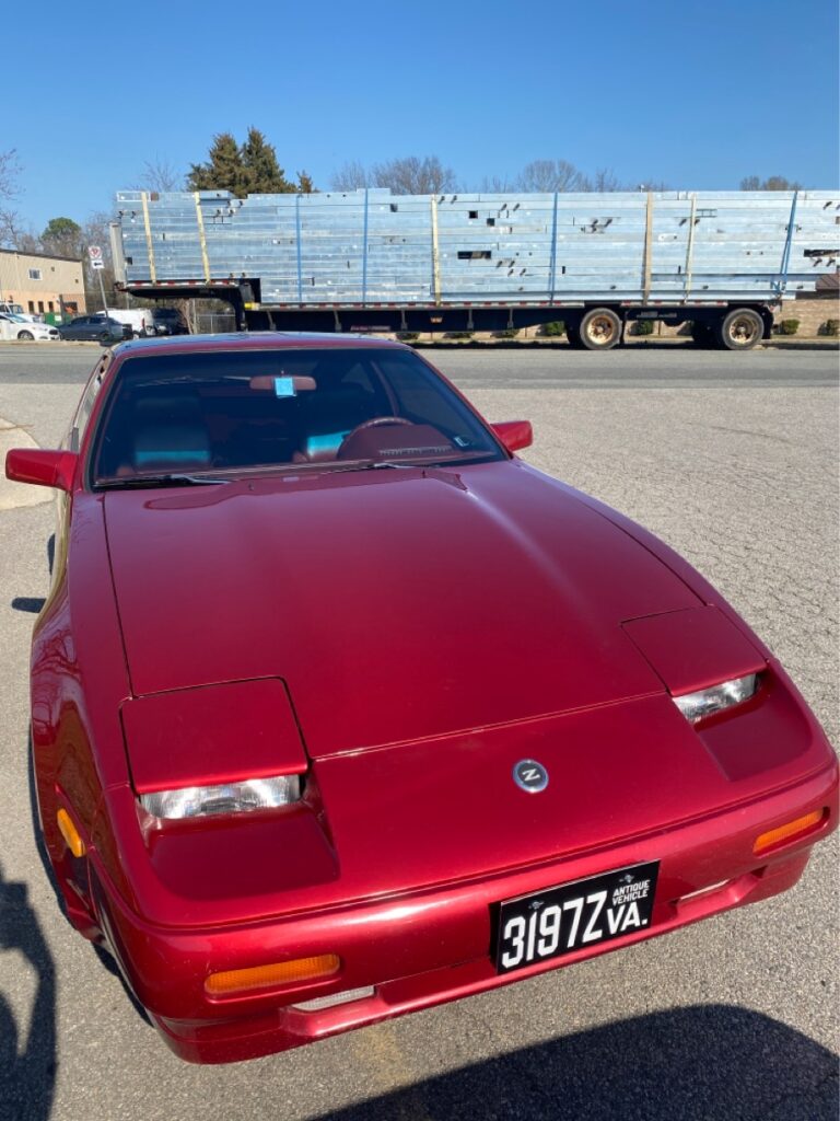 1989 Nissan 300ZX red front view