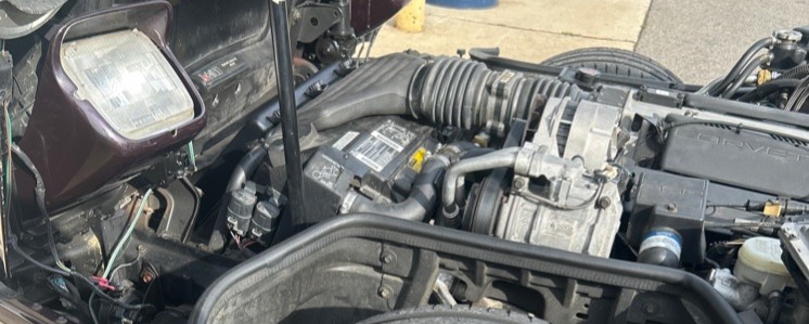 1994 Chevrolet Corvette engine hood