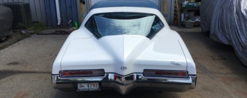 1972 Buick Riviera rear view Black Wolf Automotive